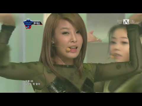 111222 Wonder Girls_원더걸스  Be My Baby + Girls Girls Mnet M!Countdown HD