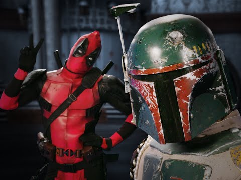 Deadpool vs Boba Fett. Epic Rap Battles of History