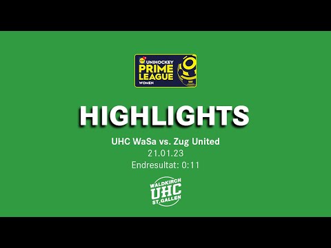 Lidl Unihockey Prime League Women | UHC WaSa vs. Zug United | 21.01.2023