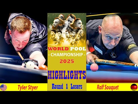 Ralf Souquet vs Tyler Styer | 2025 World Pool Championship