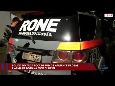 Polícia localiza boca de fumo e apreende drogas e armas de fogo na zona sudeste 22 04 2021