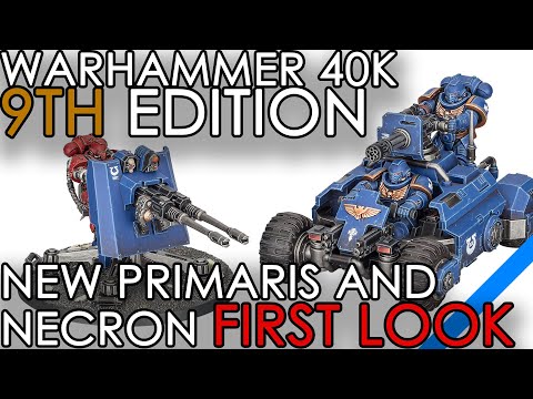 New Primaris Space Marine and Necron models, ATV, Heavy Weapons, and more