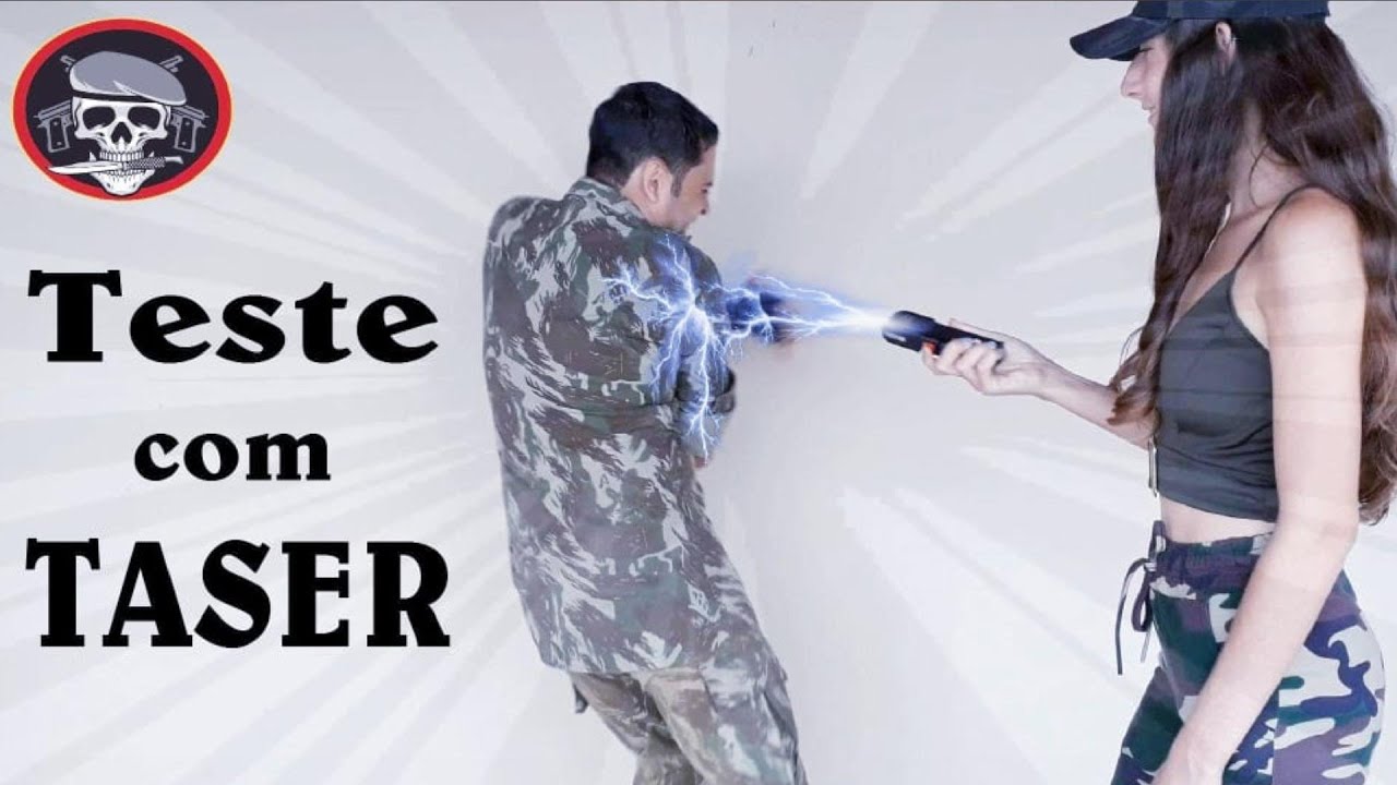 Teste com TASER Arma de Choque para defesa pessoal Fight