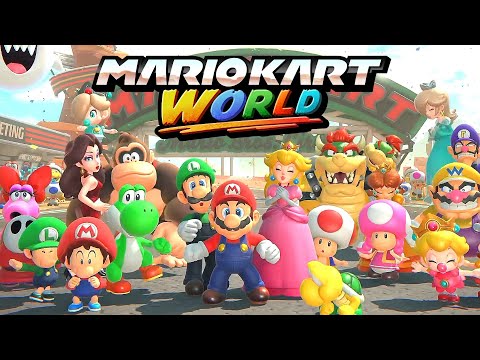 Mario Kart World - Rainbow Road + Ending & Credits