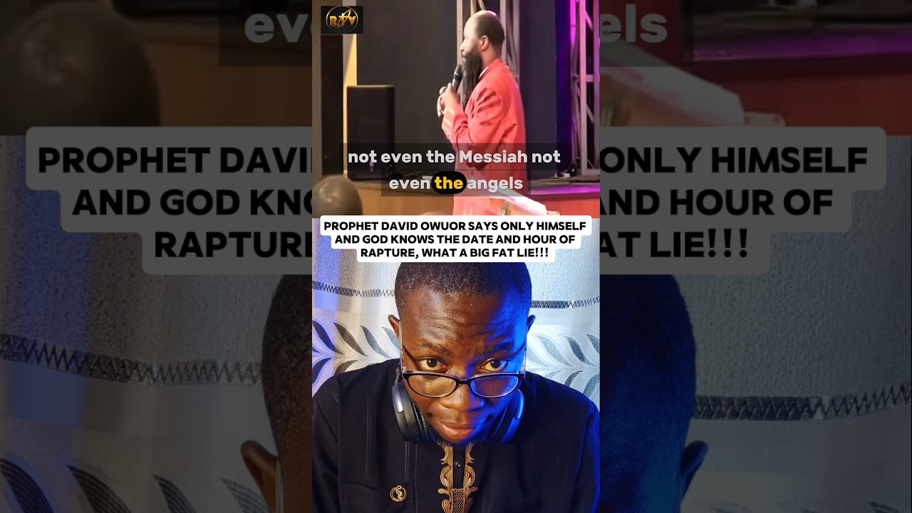 Prophet David Owuor lying to his congregation