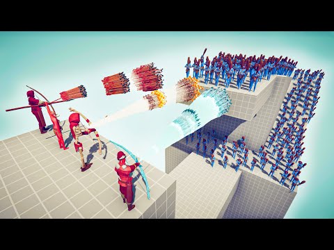 GODS ARMY vs 100x UNITS - 🏹Totally Accurate Battle Simulator TABS