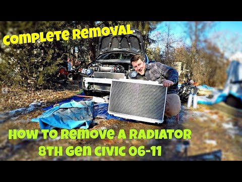 Honda Civic 2006-2011 Radiator Removal And Replacement DIY