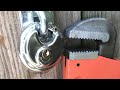 523 Disc Padlock Twist Attack
