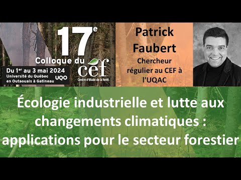 Colloque du CEF 2024 - Jour III - Conférence de Patrick Faubert