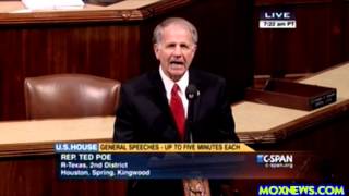 "COP HATERS OUGHTA BE ASHAMED!" Congressman Ted Poe