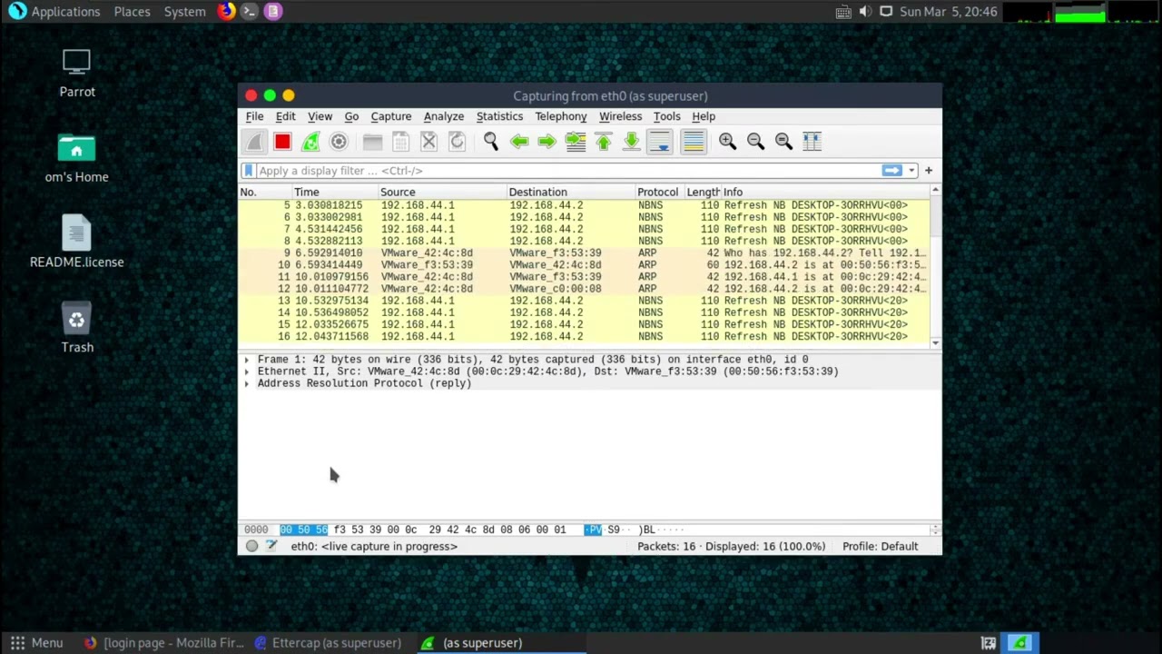 Man-in-the-Middle Attack (MITM) | Live Ethical Hacking Demonstration | Cybersecurity Awareness