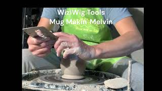 Wiziwig Mug Makin’ Melvin Profile Rib Demo | Achieve Uniform Mug Forms with Confidence