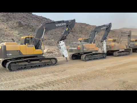 KOMAC BREAKERS GOING TO JOB SITE