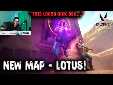 TARIK REACTS TO " CITY OF FLOWERS "// LOTUS OFFICIAL MAP TRAILER II VALORANT II