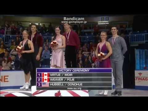 SC2013 VICTORY CEREMONY ICE DANCE