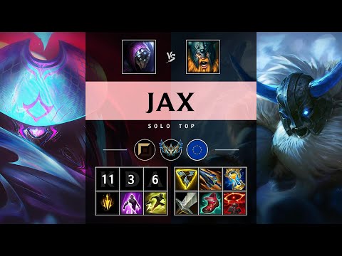 Jax Top vs Olaf - EUW Challenger Patch 25.05