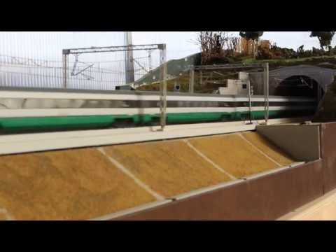 PLASTICO FERROVIARIO SAVONA ETR500 DIRETTISSIMA FIRENZE ROMA