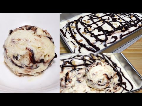 HOMEMADE DOUBLE DUTCH ICE CREAM • SO CREAMY & CHOCOLATEY
