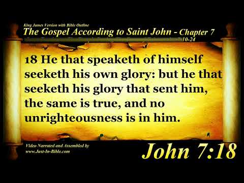 The Gospel of John Chapter 7 - Bible Book #43 - The Holy Bible KJV Read Along Audio/Video/Text