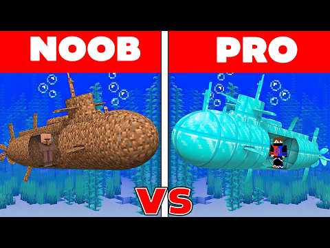 POOR vs RICH Submarine Battle in Minecraft