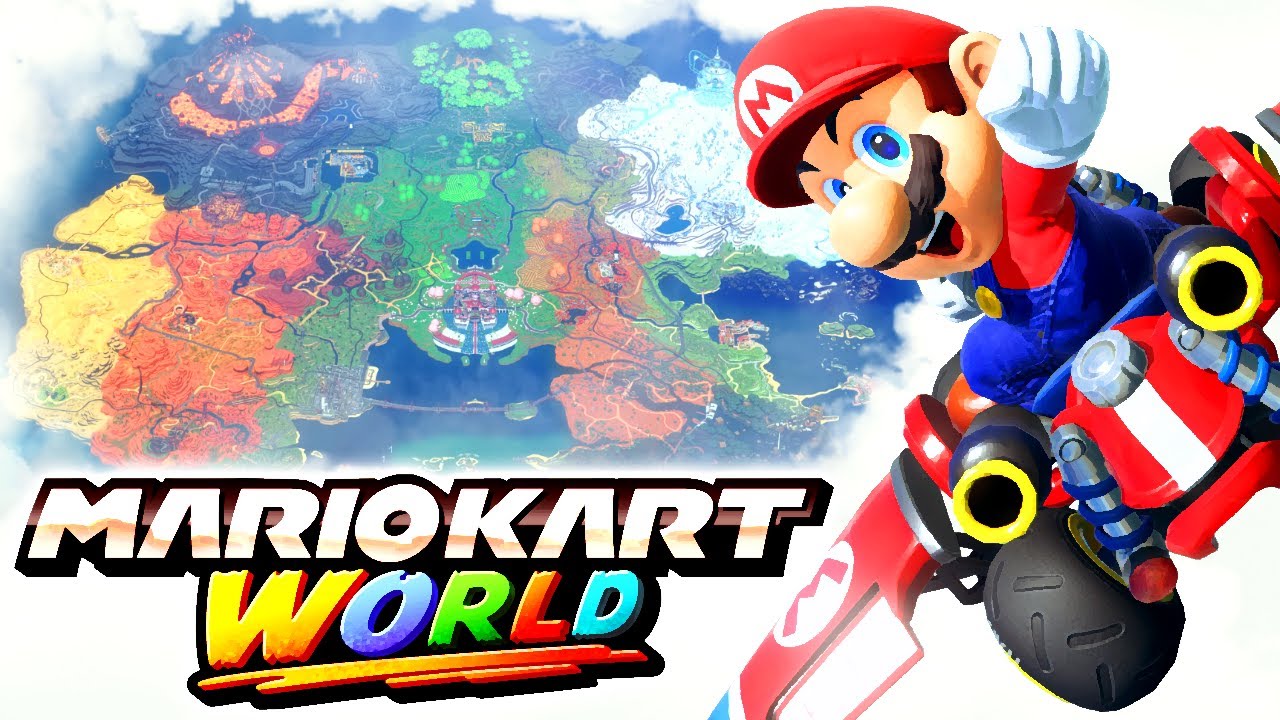 Mario Kart World - Free Roam 100% Walkthrough (Full Game | All Collectibles)