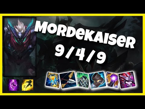 Mordekaiser vs Ornn NA Challenger TOP (9/4/9) Gameplay Replay - Patch 10.23