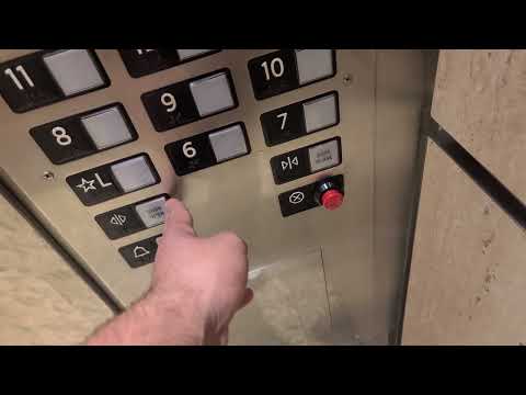 Modernized Vintage Westinghouse Traction Elevators at One Park Plaza Tower Los Angeles, CA