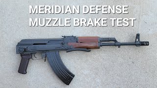 Meridian Defense BD2-AK Muzzle Brake Test