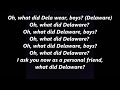 WHAT DID DELAWARE BOYS? learn your States song LYRICS WORDS BEST not Como SING ALONG