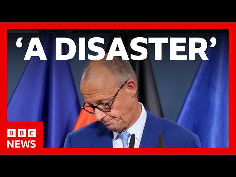 German Chancellor Merz calls state election a 'disaster' for his party but vows to stay | BBC News