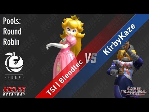 Eden - TSI | Blendtec (Peach) vs. KirbyKaze (Sheik) - SSBM - Singles Pools, Round Robin