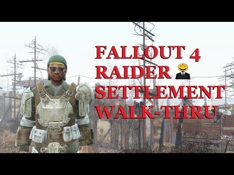 Making a Raider Settlement Fallout 4