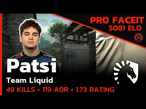 Patsi Liquid with 49 kills!🔥 w/iM (ANCIENT) FACEIT LVL 10 / CSGO POV / Jun 4, 2023