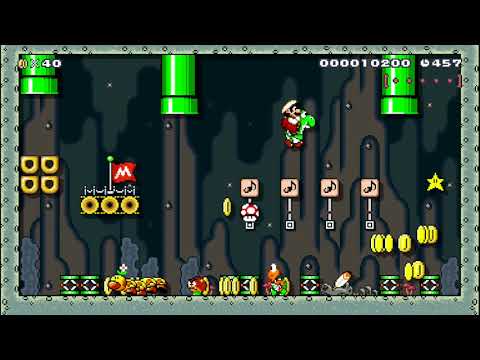 Goodbye Miiverse :( by YoshiMario - SUPER MARIO MAKER - NO COMMENTARY 1az
