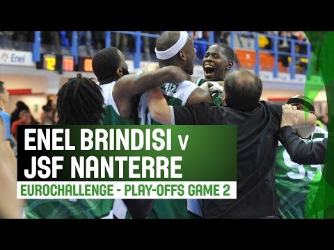 Enel Basket Brindisi (ITA) v JSF Nanterre (FRA) – Full Game – Play-offs – 2014-15 EuroChallenge
