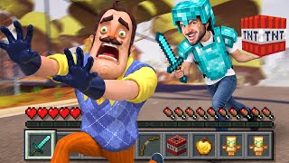 INSTALEI O MINECRAFT DENTRO DO HELLO NEIGHBOUR!