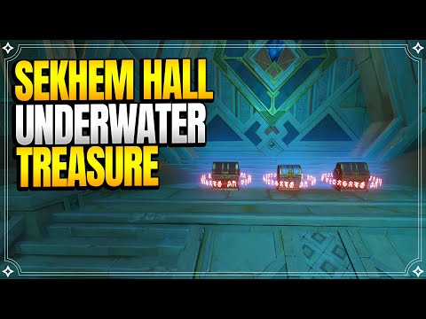 Sekhem Hall Underwater Treasure | World Quests & Puzzles |【Genshin Impact】