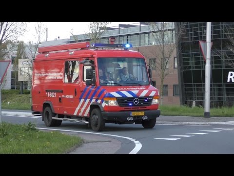 Brandweer met Spoed naar een Groot Ammoniaklek aan de Centrale Markt in Zwaagdijk Oost