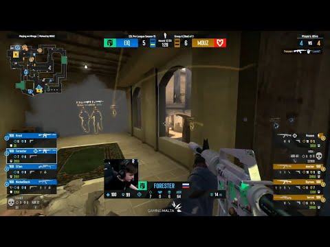 Entropiq vs Mouz  - Forester 4k - ESL Pro League | CSGO