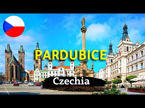 Walking Tour in PARDUBICE / Czech Republic 🇨🇿 - Evening Tour - 4K 60fps (UHD)