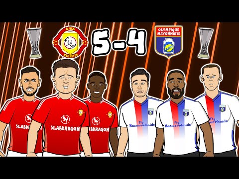 Man United 5-4 Lyon😲 Maguire CRAZY comeback! Europa League Highlights