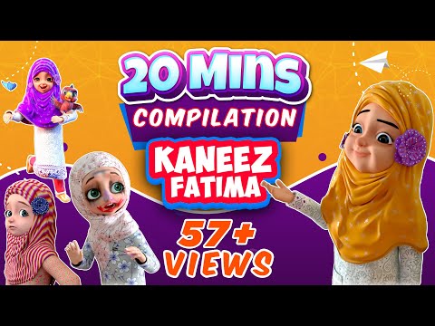 Kaneez Fatima Cartoon Series Compilation | Episodes 1 to 5 | 3D Animation Urdu Stories For Kids