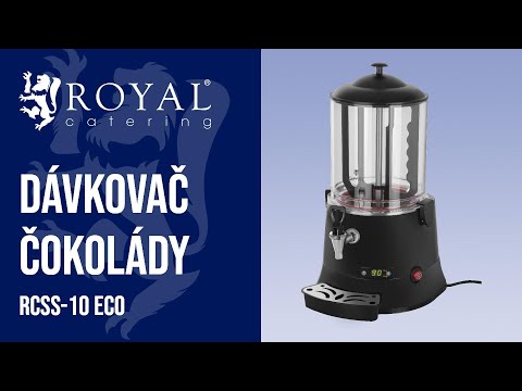 Video - Dávkovač čokolády - 10 litrov - LED displej