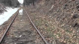 preview picture of video 'Central Massachusetts Railroad Wayland MA Concord Rd to Plain Rd Part 4.'