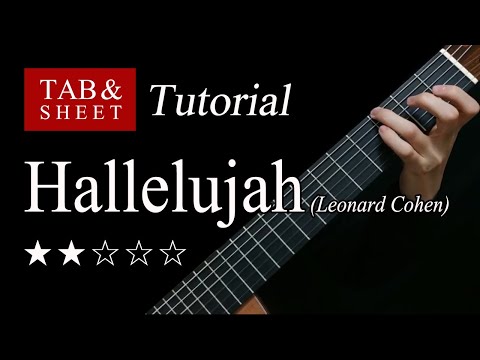 Hallelujah (Leonard Cohen) - Fingerstyle Lesson + TAB