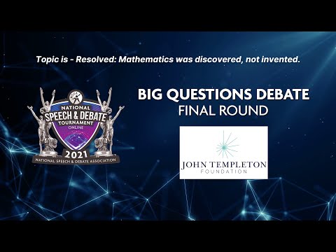 Big Questions Debate Final Round - Nationals 2021