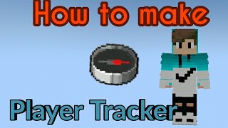 How to make compass pointing to a player|Player Tracker|MinecraftPE