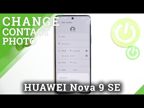 How to Add Photo to Contact in HUAWEI Nova 9 SE - Add Picture to Contact