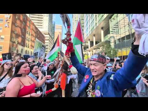 Day Of Action For Missing & Murdered Indigenous Women Girls & 2S March Meets Pro-Palestinian Protest