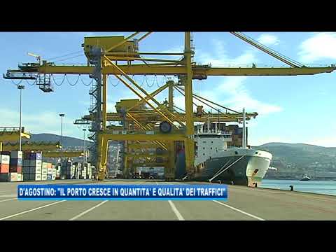 24/01/2018 - D'AGOSTINO: IL PORTO CRESCE IN QUANTITA' E QUALITA' DEI TRAFFICI